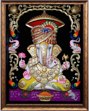 Ganesha Tanjore Painting