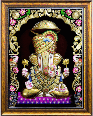 Ganesha Tanjore Painting
