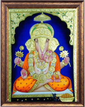 Ganesha Tanjore Painting