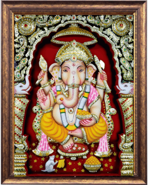 Ganesha Tanjore Painting