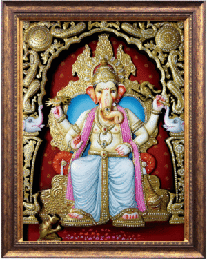 Ganesha Tanjore Painting