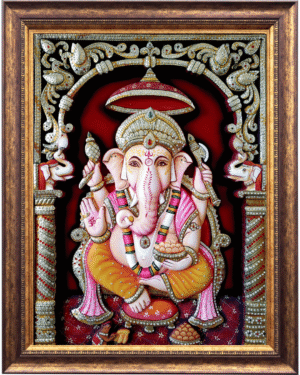 Ganesha Tanjore Painting