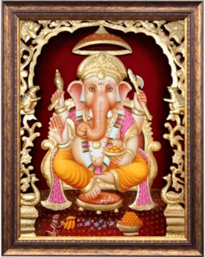 Ganesha Tanjore Painting